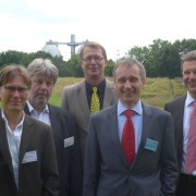 Der alte und neue Vorstand des IWW-Fördervereins: Urban (ehemaliges Vorstandsmitglied),Fritzsche,Teichgräber,Schüller,Merkel (von links, es fehlt C. Sailer)