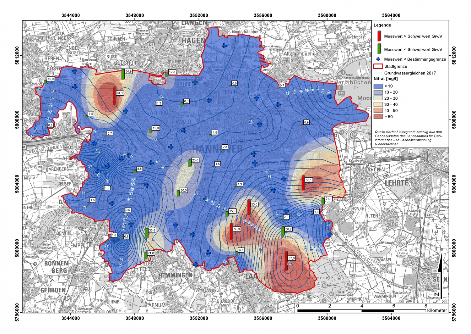 IWW untersucht Grundwasserqualität in der Landeshauptstadt Hannover