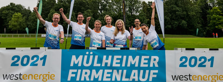 IWW-Laufteam beim Mülheimer Firmenlauf
